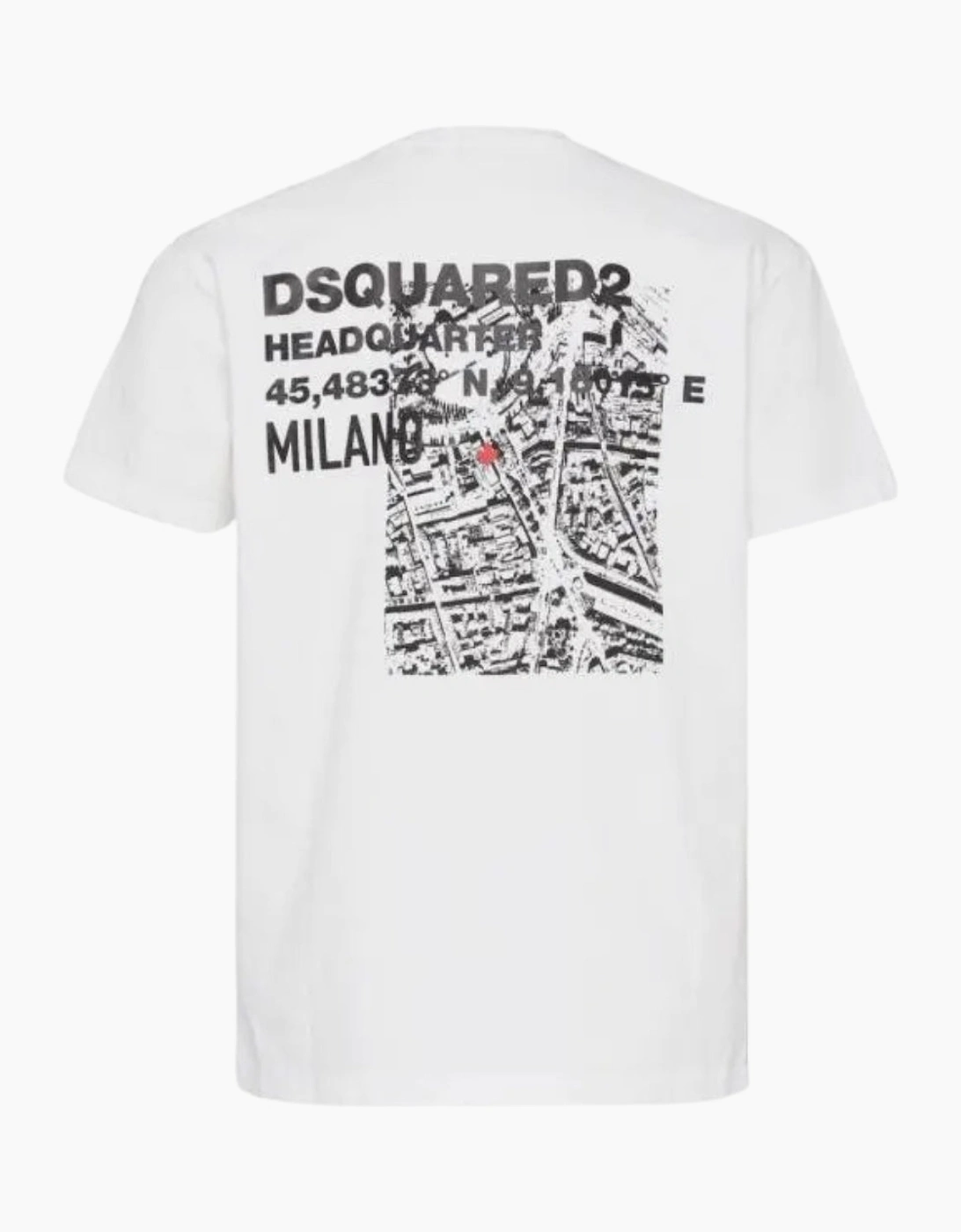 Dsquared2 Cool Fit Headquarters White T-Shirt