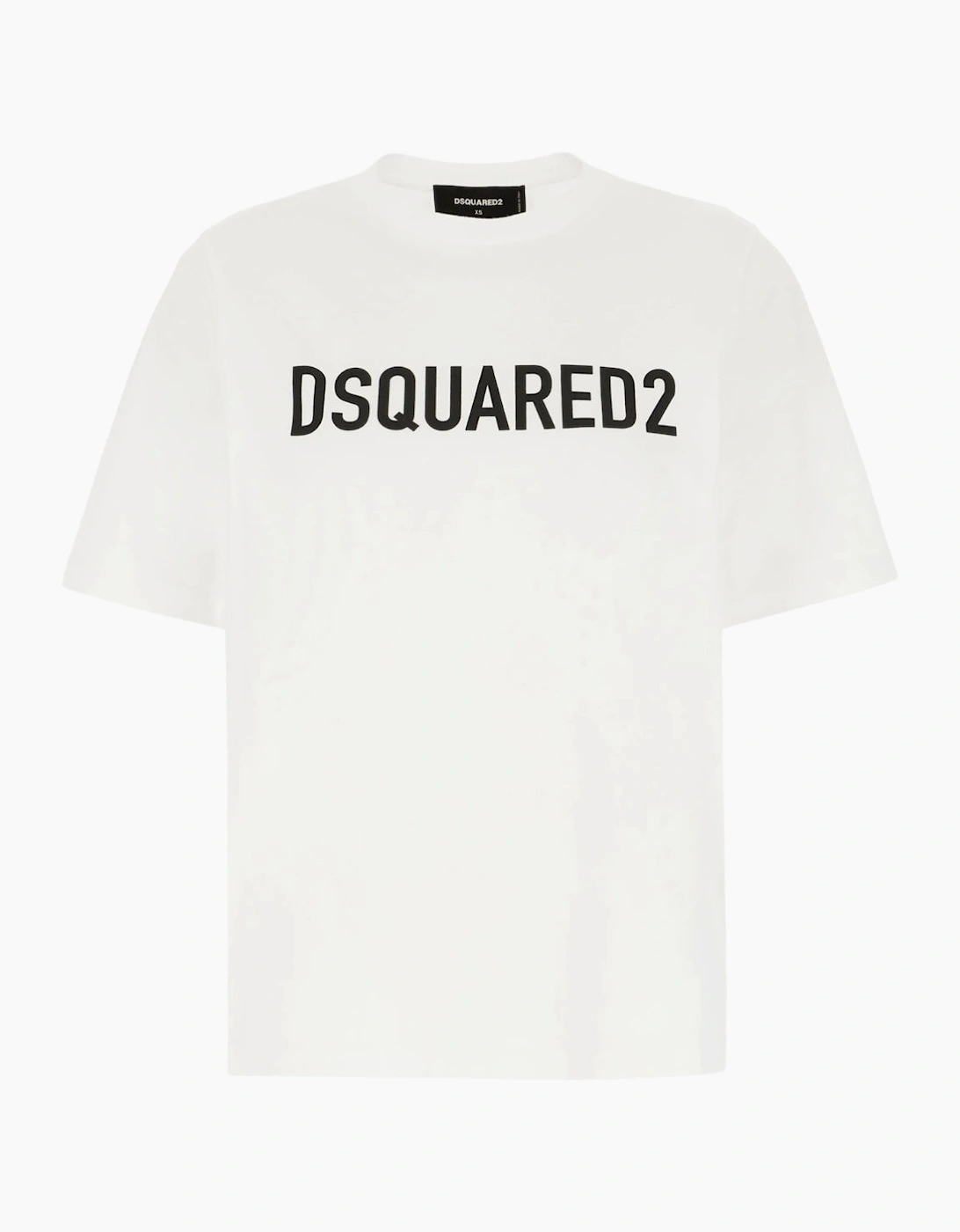 Dsquared2 Bold Logo Loose Fit White T-Shirt