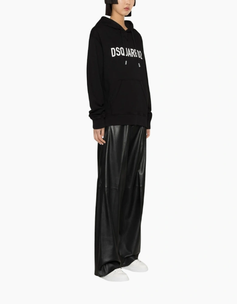 Dsquared2 Cool Fit Brand Logo Black Hoodie