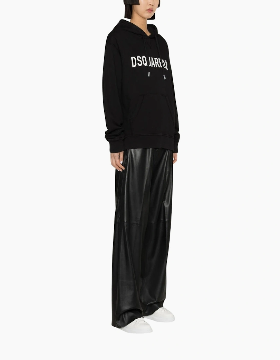 Dsquared2 Cool Fit Brand Logo Black Hoodie