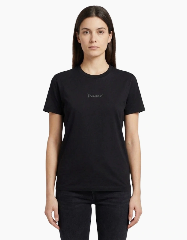 Dsquared2 Small Signature Logo Black T-Shirt