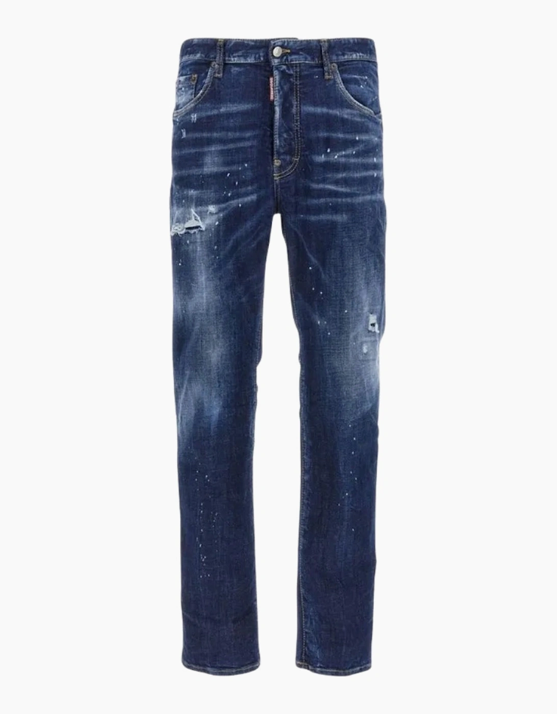 Dsquared2 642 Jean In Distressed Denim Jeans