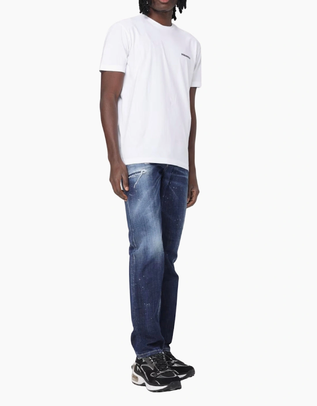 Dsquared2 642 Jean In Distressed Denim Jeans