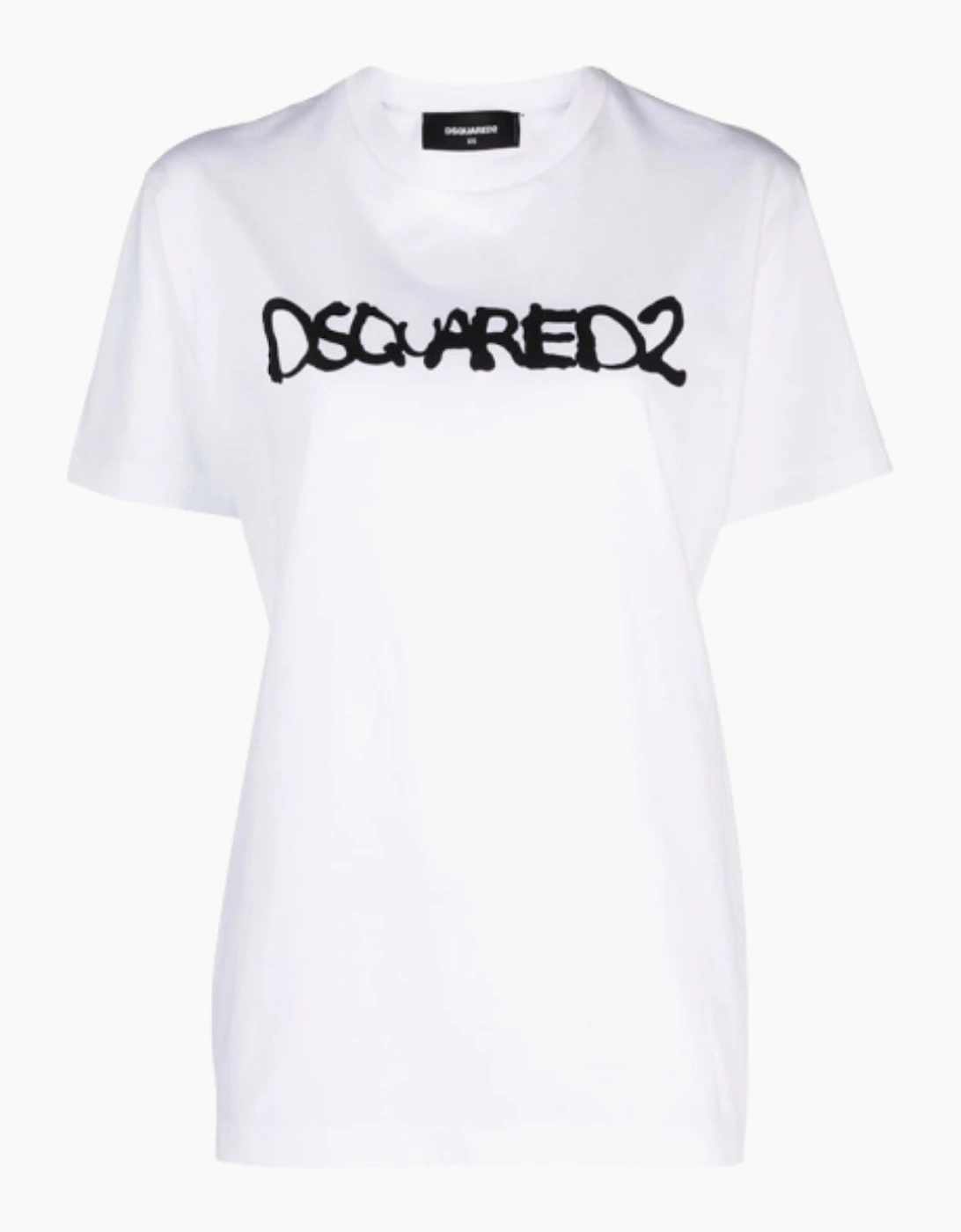 Dsquared2 Graffiti Spray Logo White T-Shirt