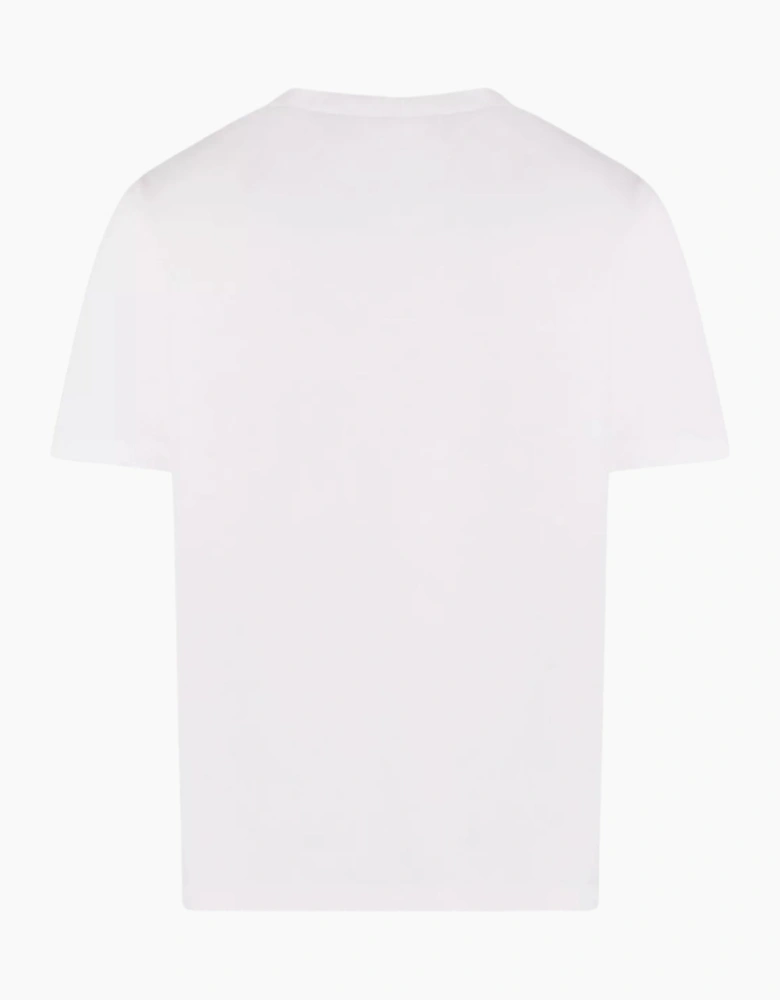 Dsquared2 Logo Print Crew Neck White T-Shirt