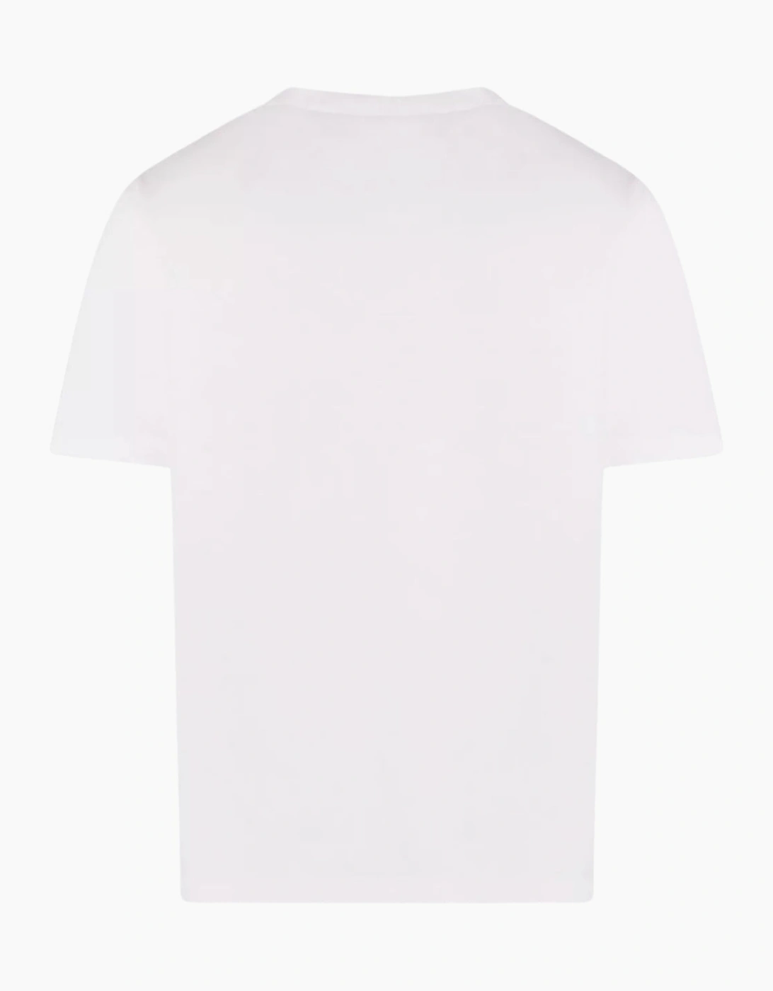Dsquared2 Logo Print Crew Neck White T-Shirt