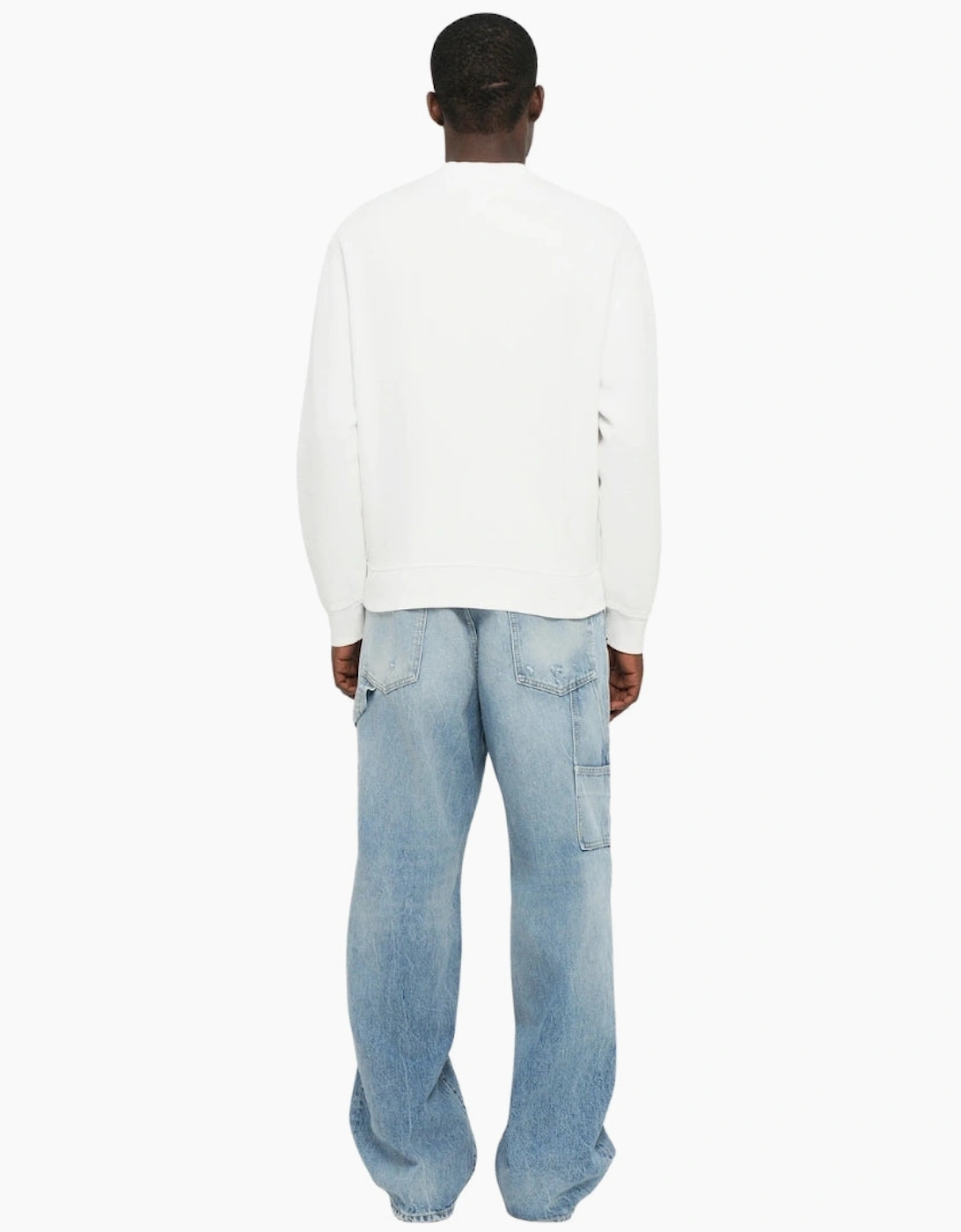 Dsquared2 Cool Fit Milano Crew Neck White Jumper