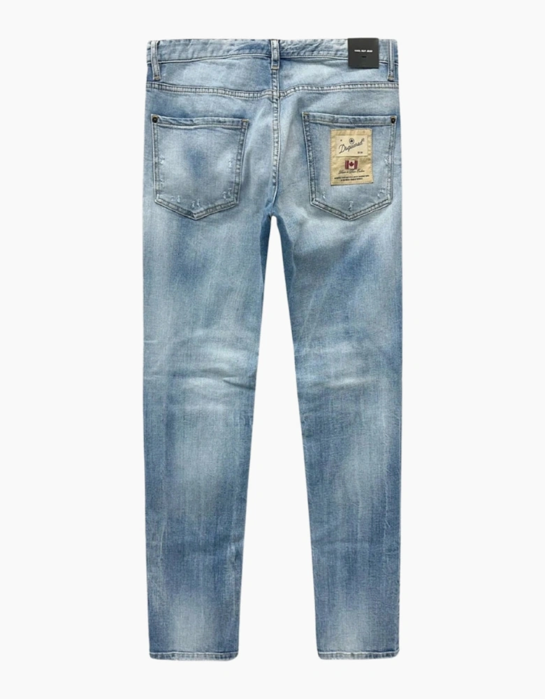 Dsquared2 Cool Guy Jean Dsetroyed Style Light Blue Jeans