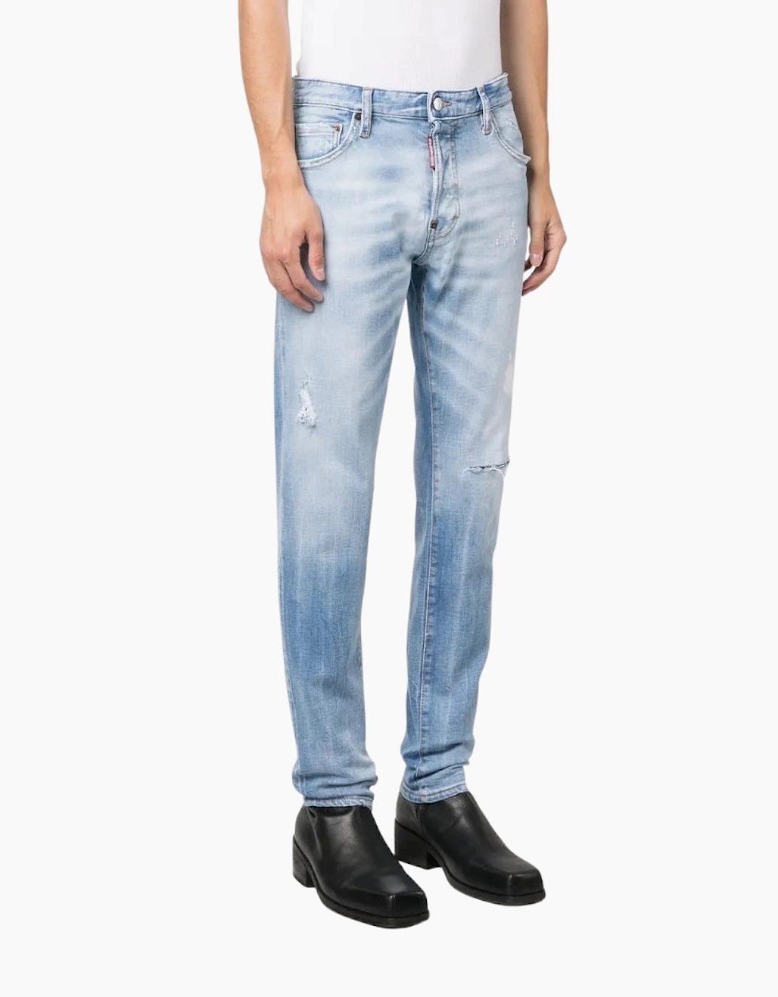 Dsquared2 Cool Guy Jean Dsetroyed Style Light Blue Jeans