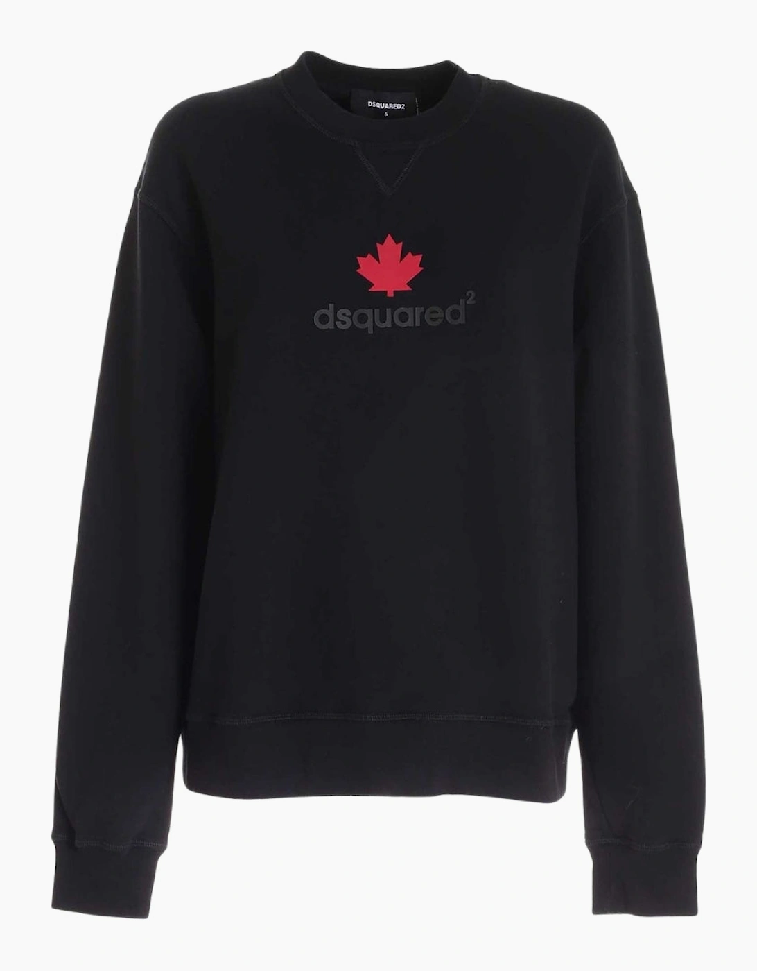 Dsquared2 Maple Leaf Logo Black Sweater