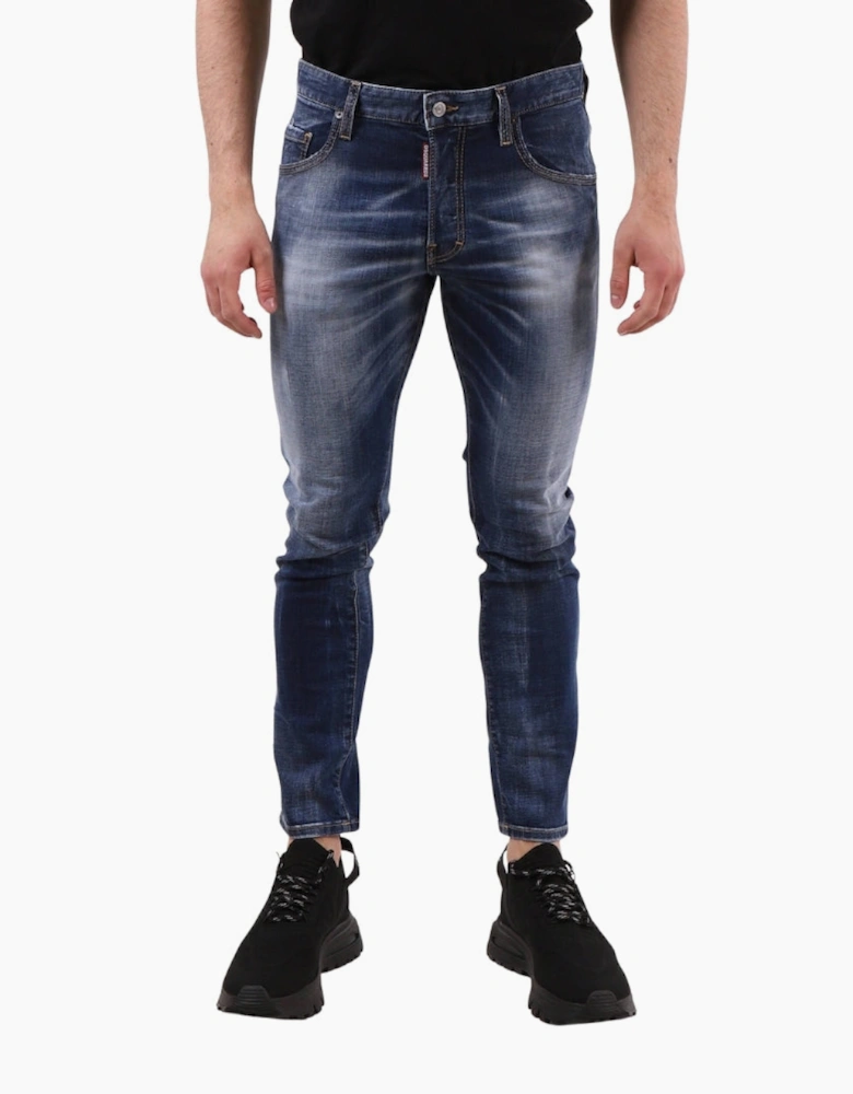 Dsquared2 Skater Jean Faded Dark Blue Jeans