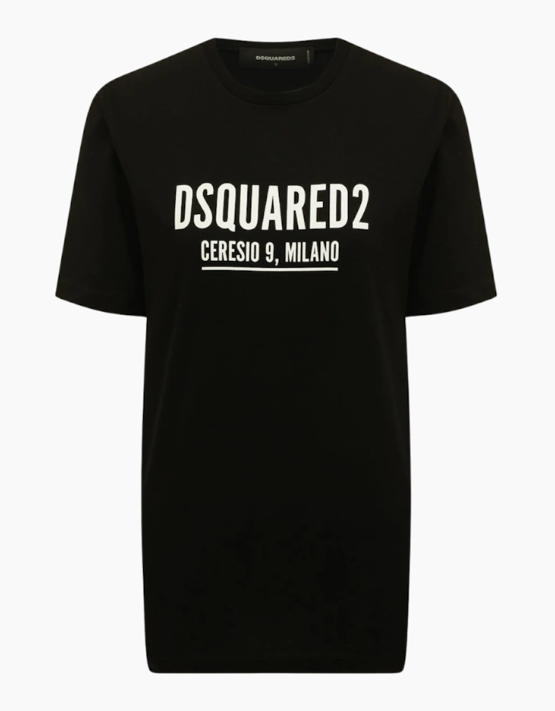 Dsquared2 Ceresio 9 Milano Logo Black T-Shirt