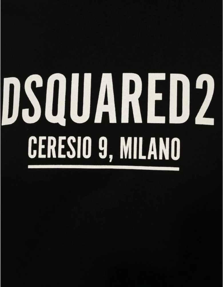 Dsquared2 Ceresio 9 Milano Logo Black T-Shirt
