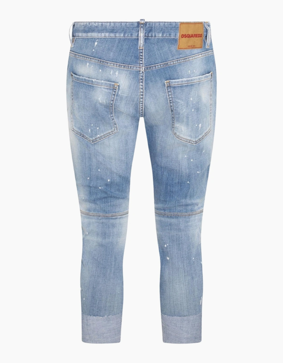 Dsquared2 Sailor Jean Destroyed Reinforced Denim Blue Jeans