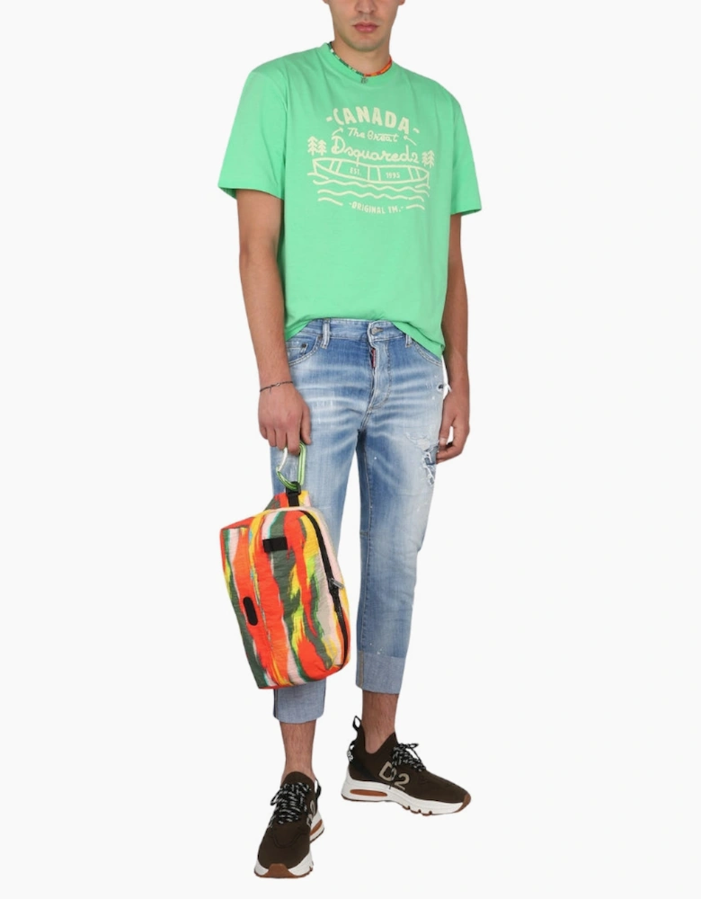 Dsquared2 Sailor Jean Destroyed Reinforced Denim Blue Jeans