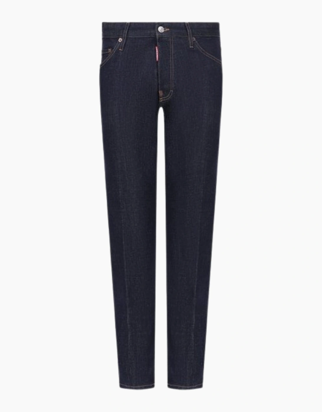 Dsquared2 Cool Guy Jeans Icon Print Pocket Dark Wash Blue Jeans