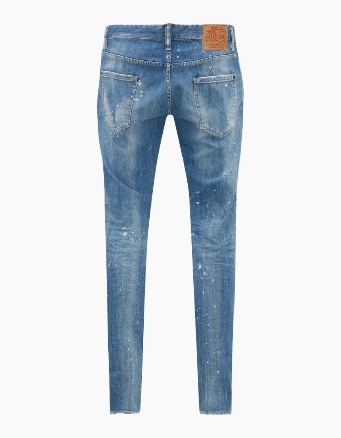 Dsquared2 Cool Guy Jean Patchwork Denim Blue Jeans