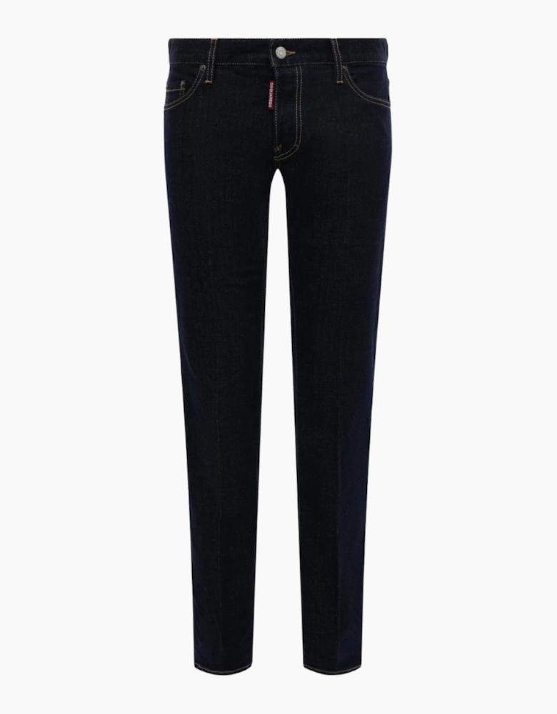 Dsquared2 Slim Jean Dark Rinse Wash Blue Jeans