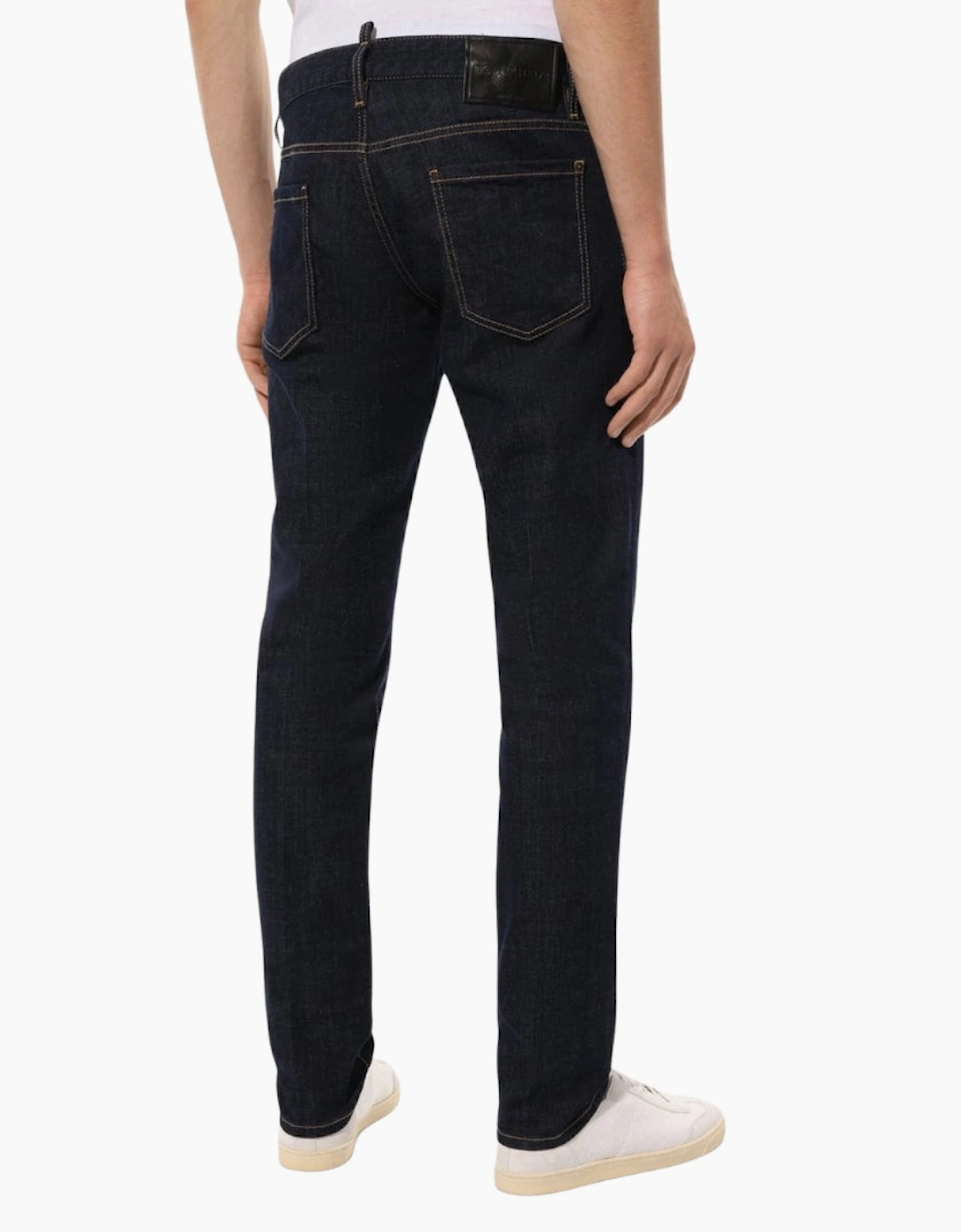Dsquared2 Slim Jean Dark Rinse Wash Blue Jeans