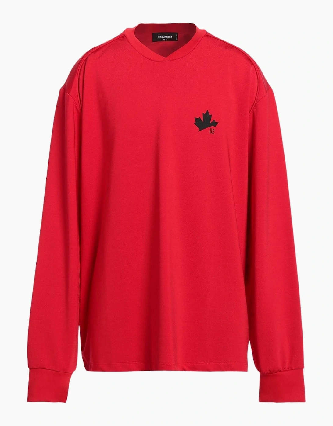 Dsquared2 Men's Dsquared2 D2 Maple Logo Red Sweater