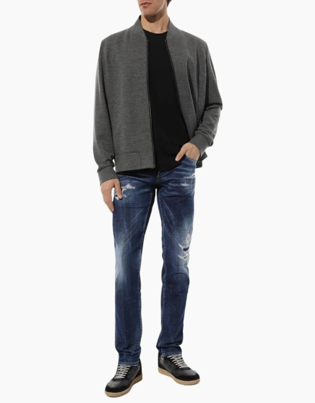 Dsquared2 Slim Jean Faded Worn Wash Blue Jeans