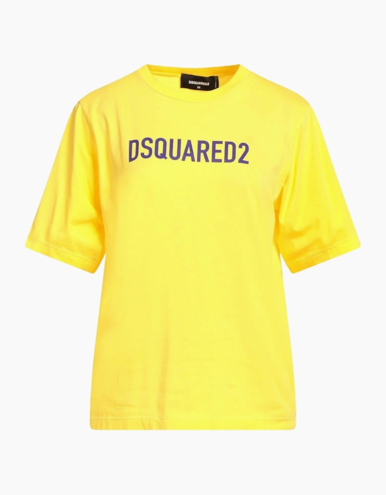 Dsquared2 Eco Dyed Easy Dark Yellow T-Shirt