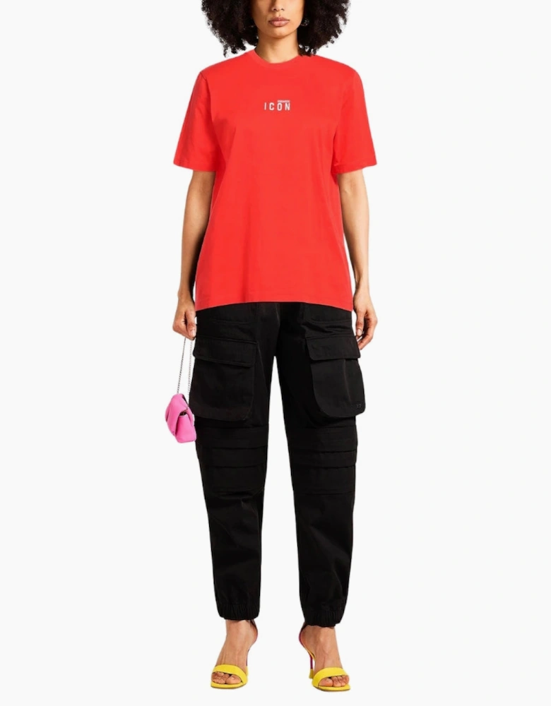 Dsquared2 Icon Small Chest Logo Red T-Shirt
