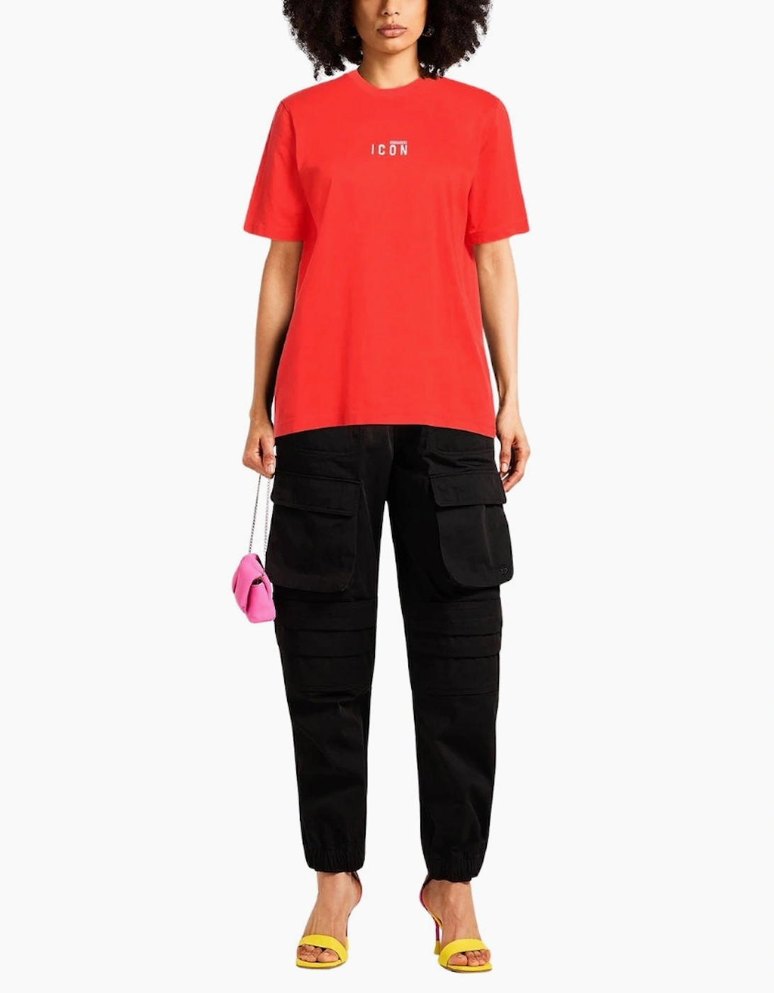 Dsquared2 Icon Small Chest Logo Red T-Shirt