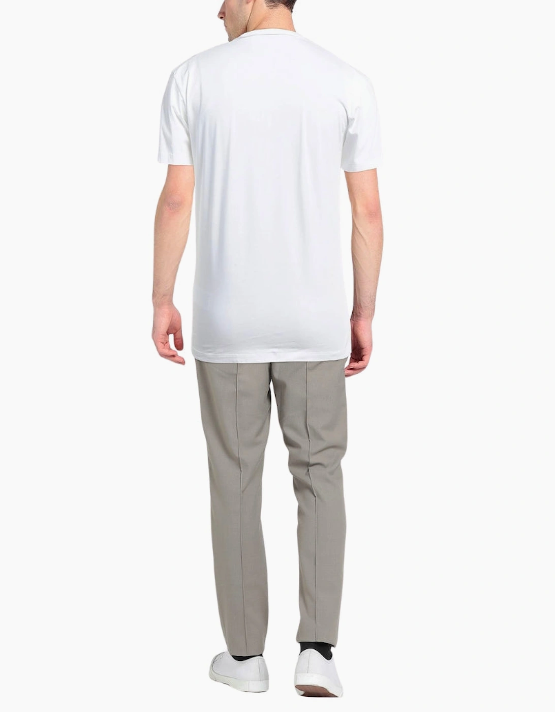 Dsquared2 Wall Tag Logo White T-Shirt