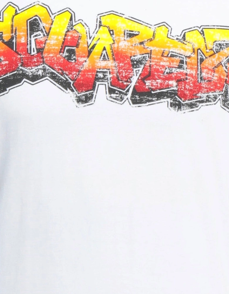 Dsquared2 Wall Tag Logo White T-Shirt