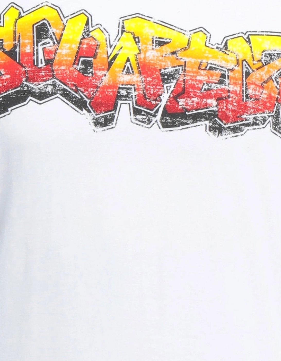 Dsquared2 Wall Tag Logo White T-Shirt