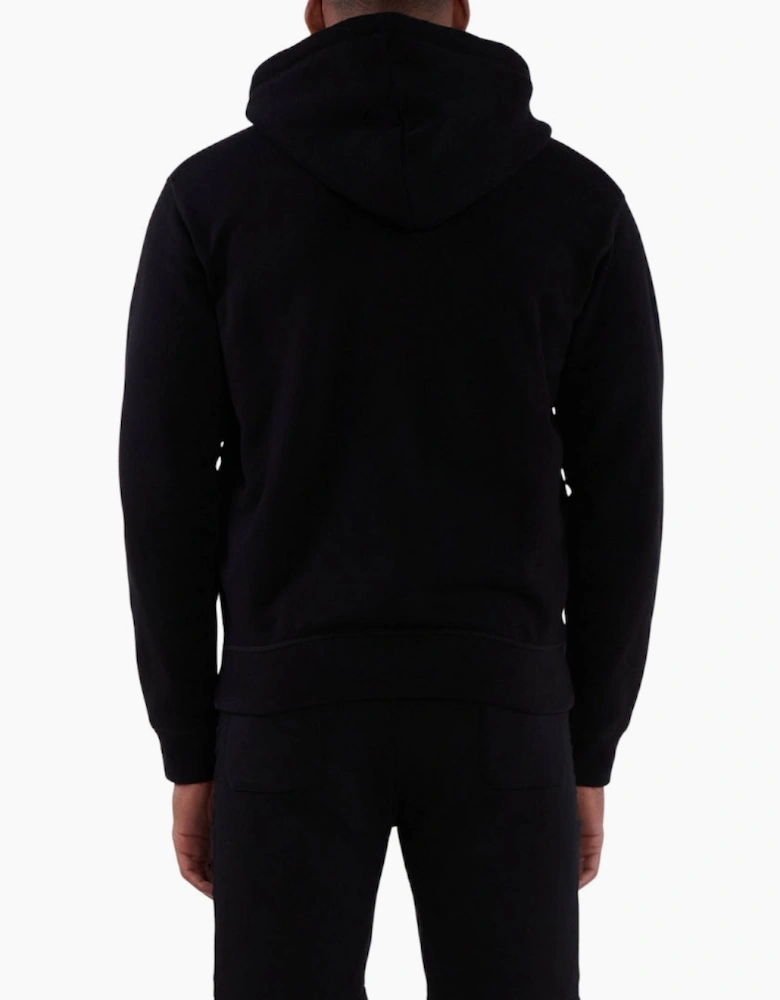 Dsquared2 Icon Outline Logo Zip Black Hoodie