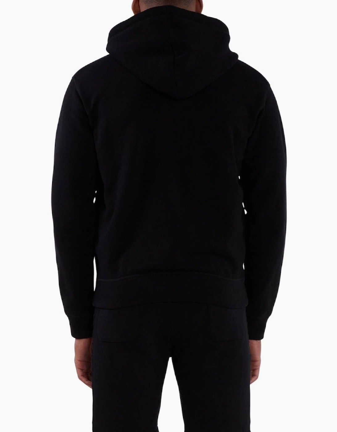 Dsquared2 Icon Outline Logo Zip Black Hoodie