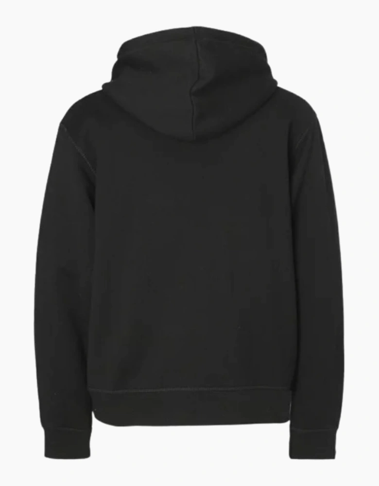 Dsquared2 Icon Outline Logo Zip Black Hoodie