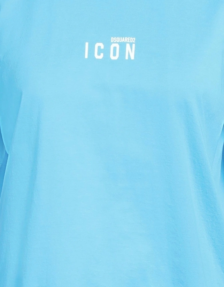 Dsquared2 Icon Small Chest Logo Light Blue T-Shirt