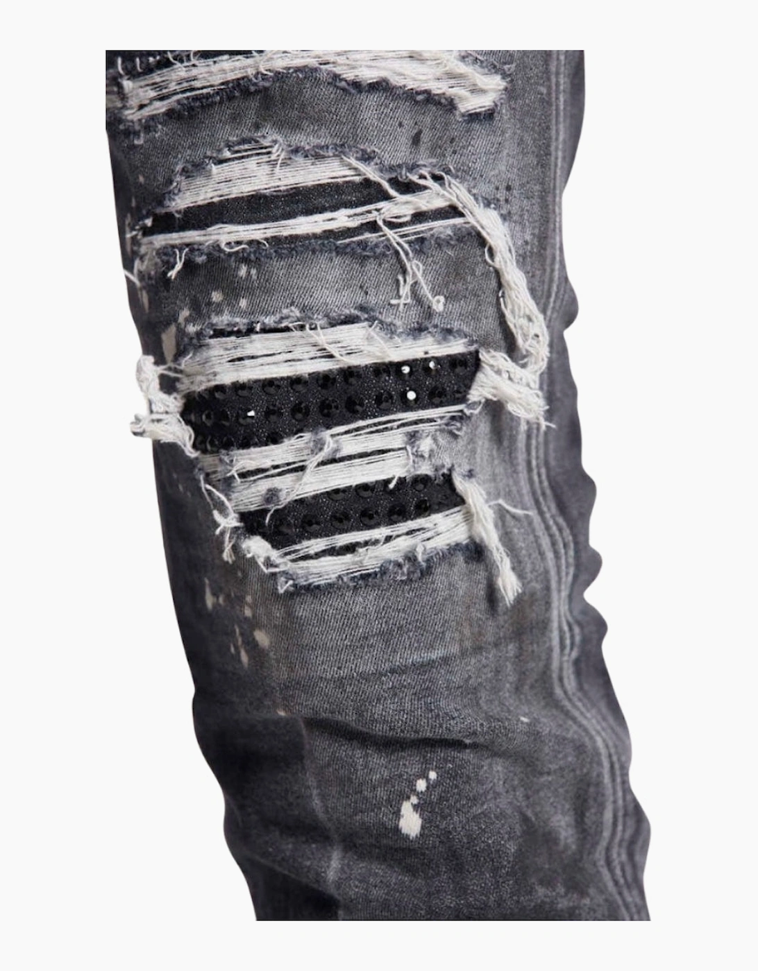 Dsquared2 Super Twinky Jean Black Diamond Destroyed Wash Black Jeans