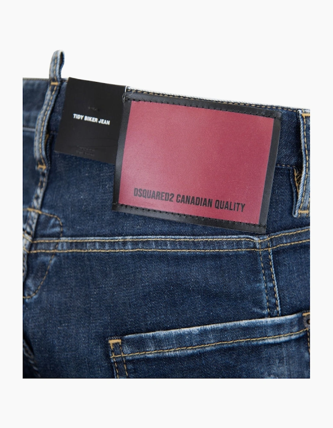 Dsquared2 Tidy Biker Jean Lightly Worn Style Blue Jeans
