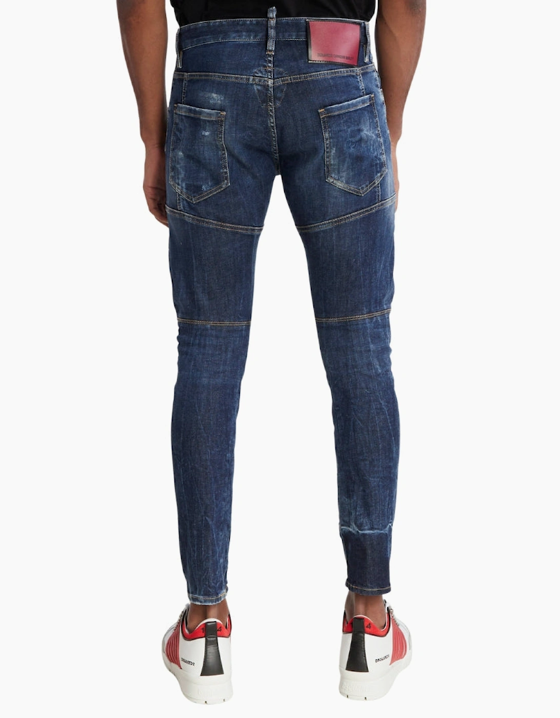 Dsquared2 Tidy Biker Jean Lightly Worn Style Blue Jeans