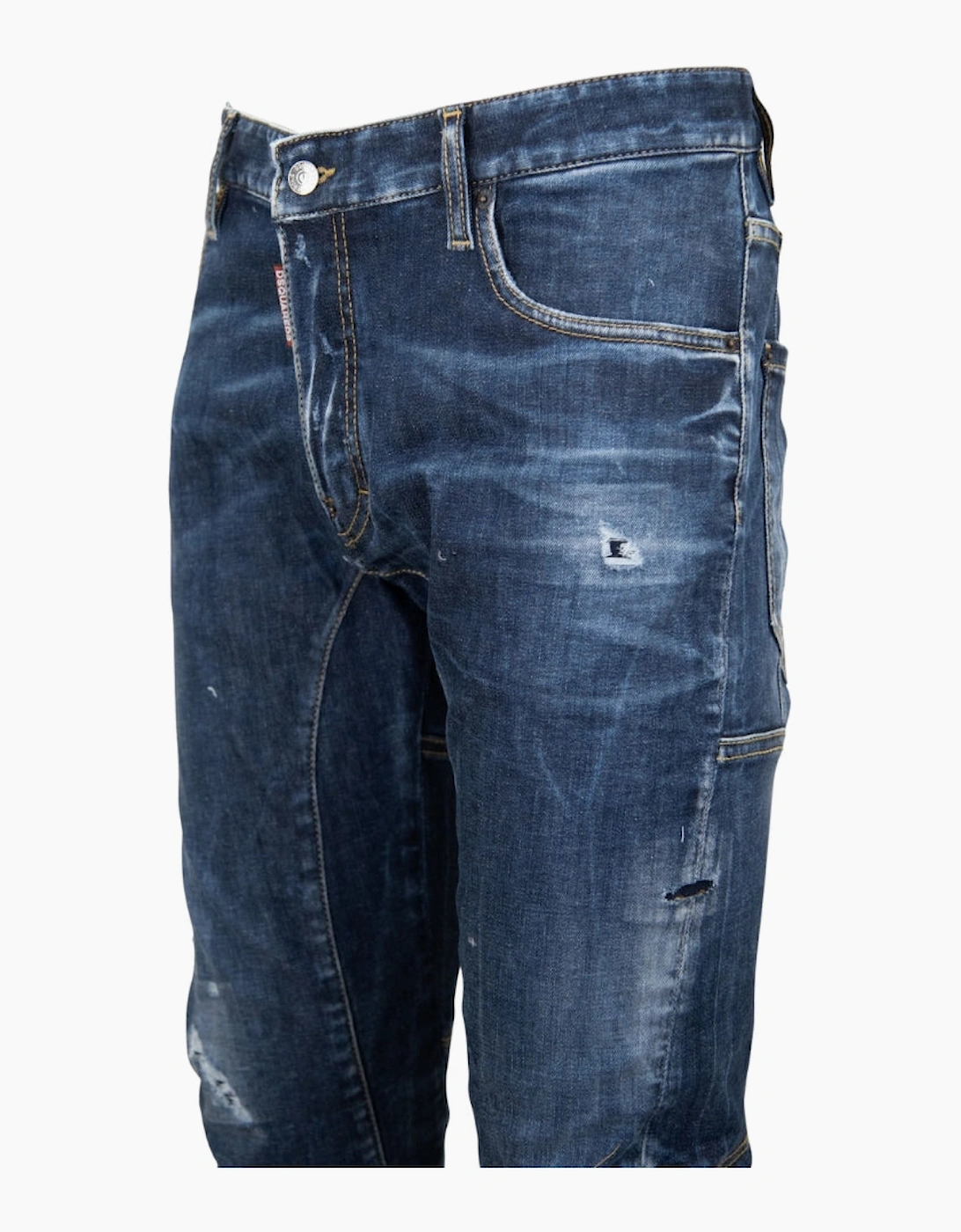 Dsquared2 Tidy Biker Jean Lightly Worn Style Blue Jeans
