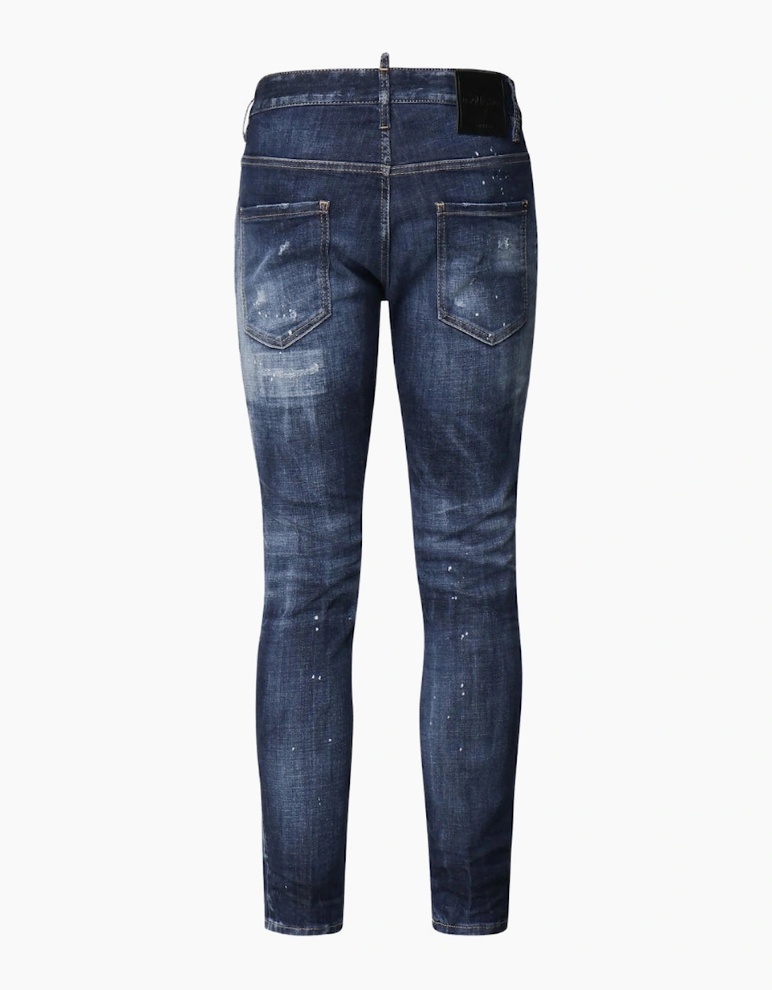 Dsquared2 Skater Jean In Distressed Denim Jeans
