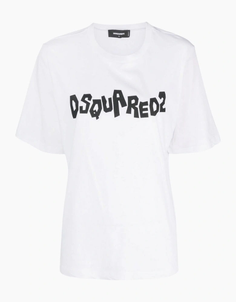 Dsquared2 Contrast Brand Logo White T-Shirt