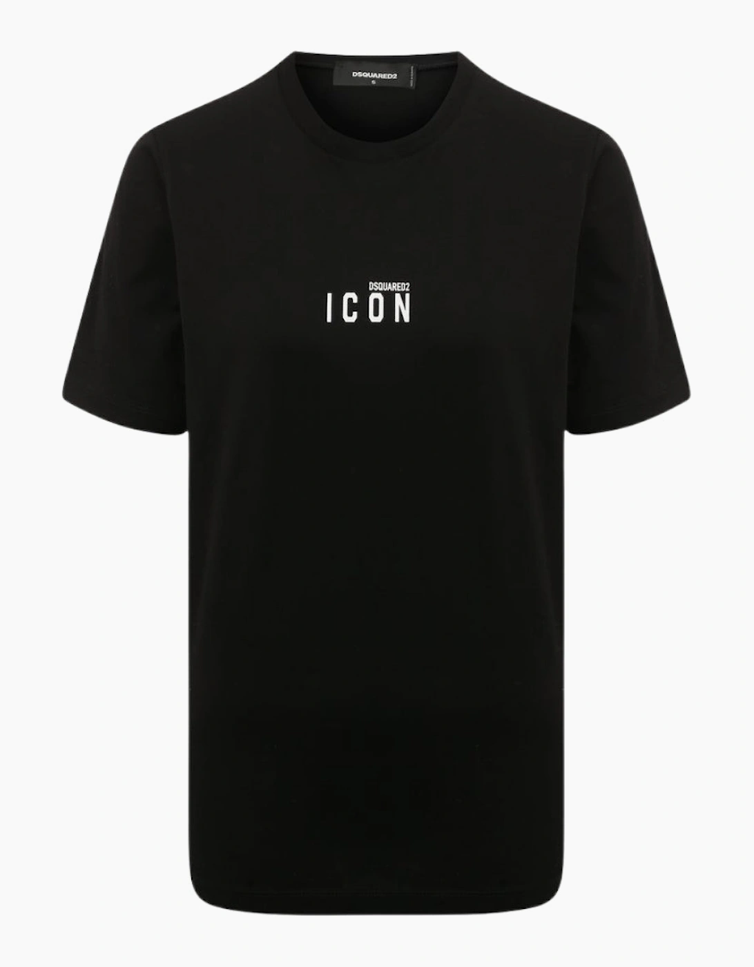 Dsquared2 Women's Black Icon Small Chest Logo T-Shirt - Size 4