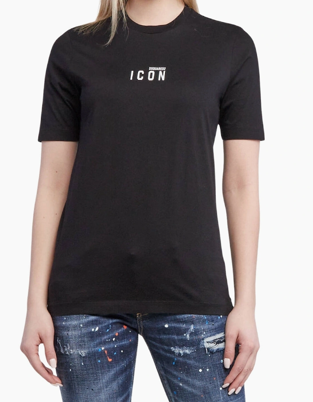 Dsquared2 Icon Small Chest Logo Black T-Shirt