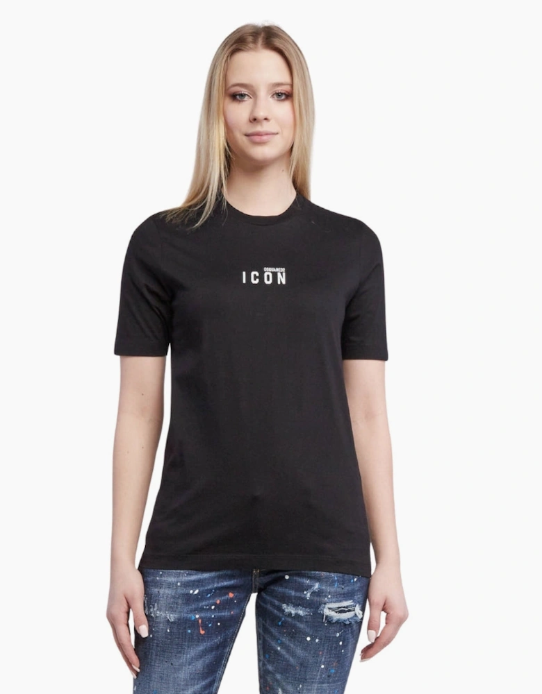 Dsquared2 Icon Small Chest Logo Black T-Shirt