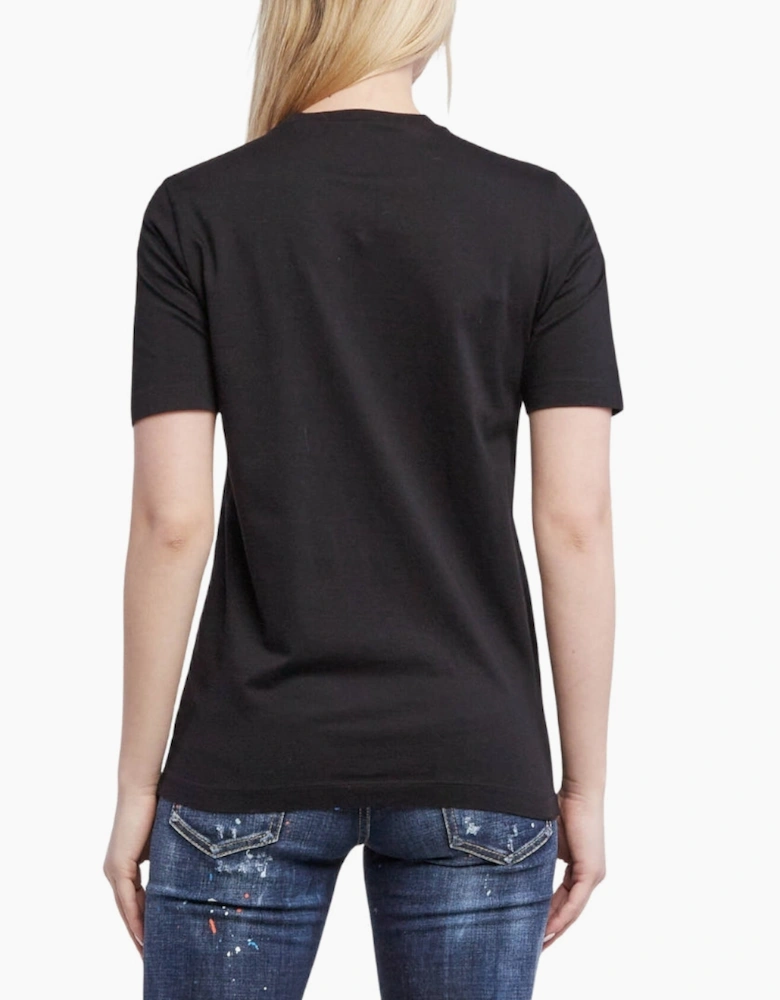 Dsquared2 Icon Small Chest Logo Black T-Shirt