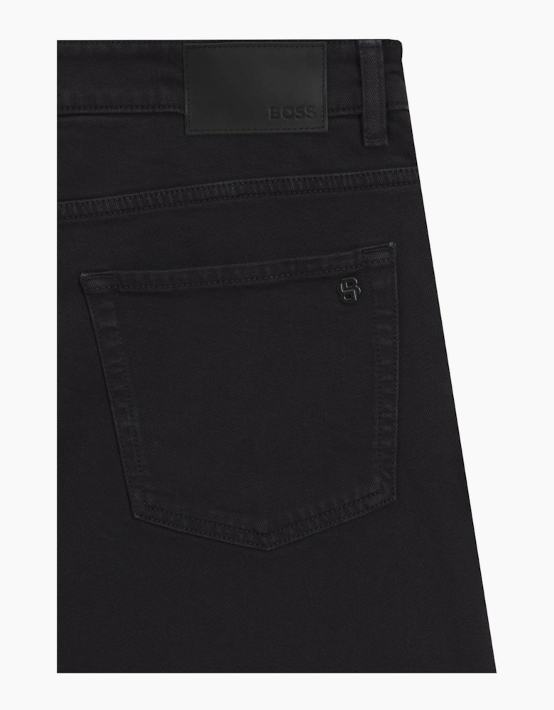 Hugo Boss Men's Dark Navy Regular Fit Maine Denim Jeans