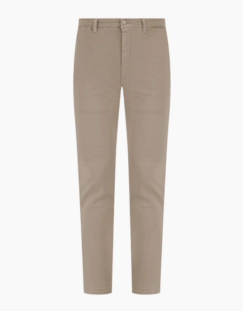 Zeumar Hyperflex Stretch Slim Fit Beige Chino