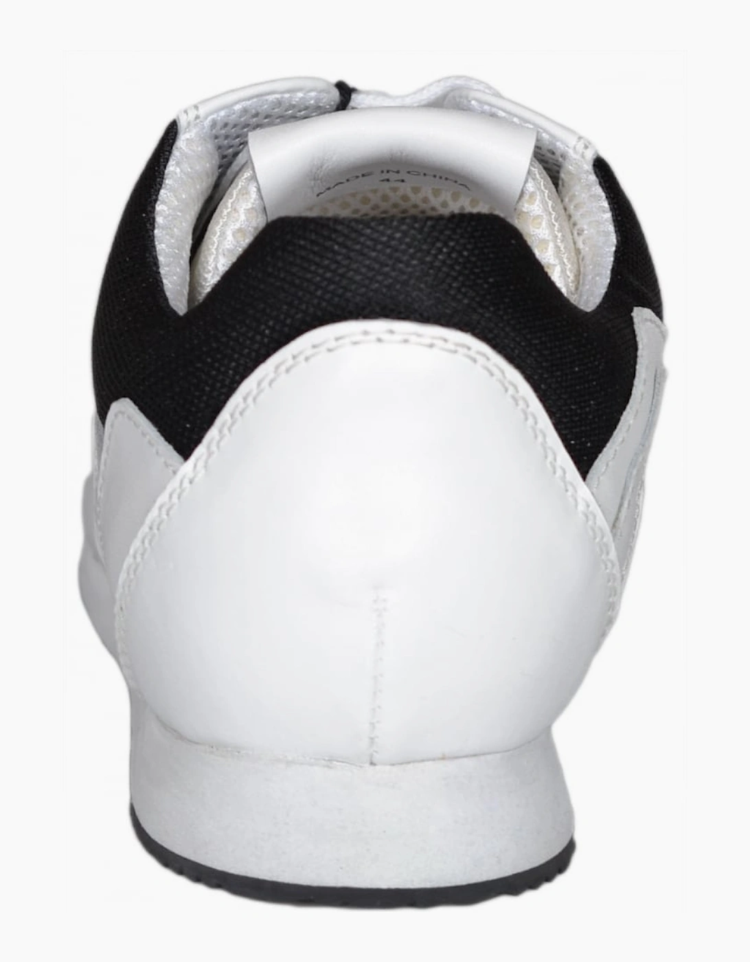 Versus Lion Head Leather Mesh White Trainers