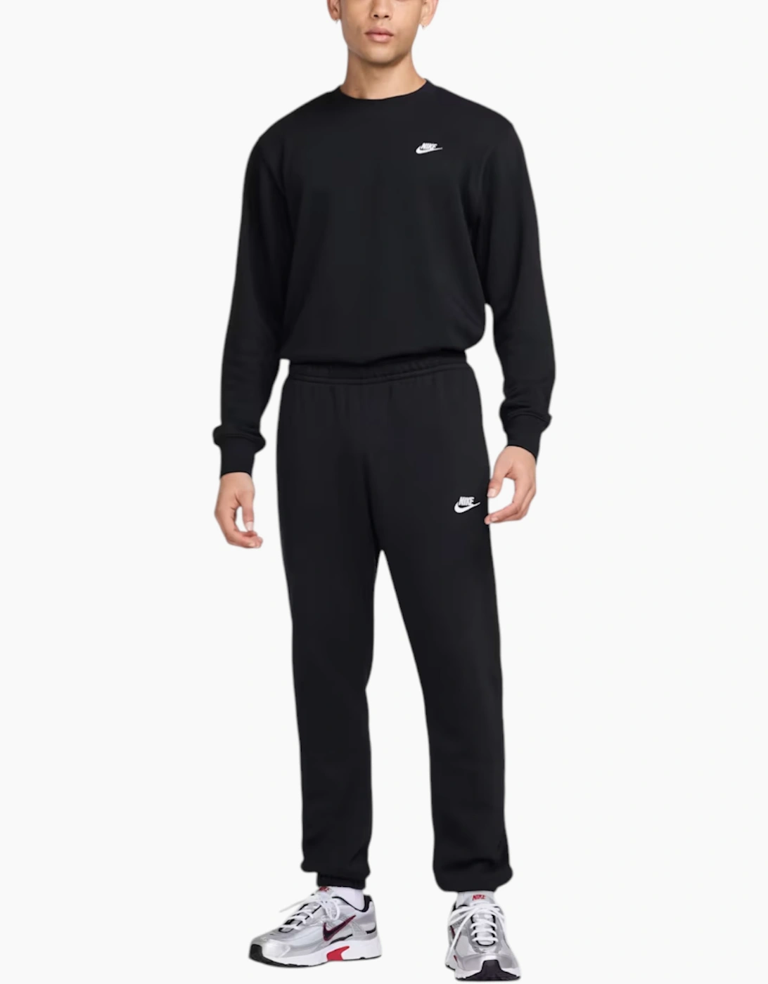 Nike Club Mens Tracksuit Crew Neck Pullover Sweatshirt Fleece