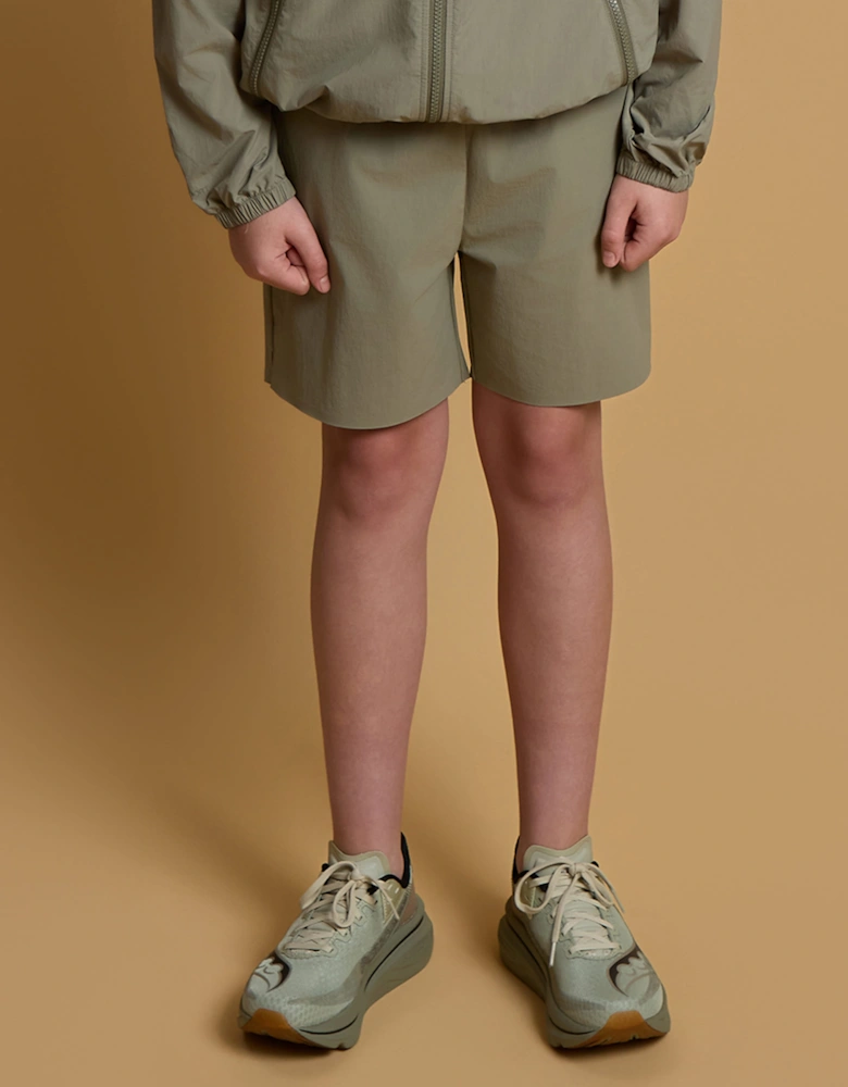 Blanca Sport Boys Elevated Active Shorts in Green